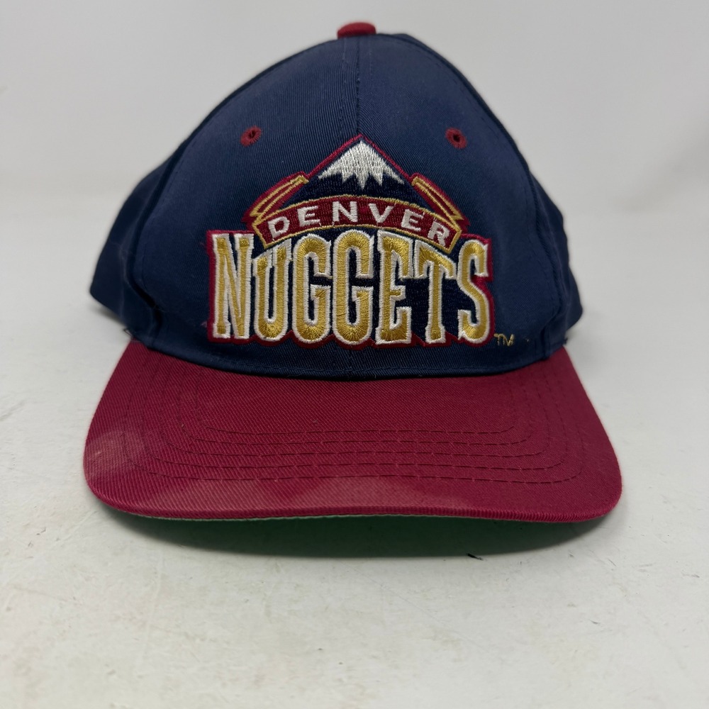 Denver Nuggets Hat Mens OS Navy Blue NBA Basketball Snapback Vintage EUC